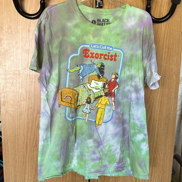 Black Matter Other - Men’s tie-dye exorcist T-shirt